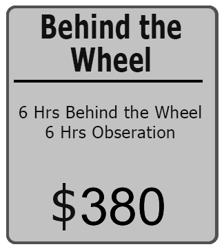  behind the wheel